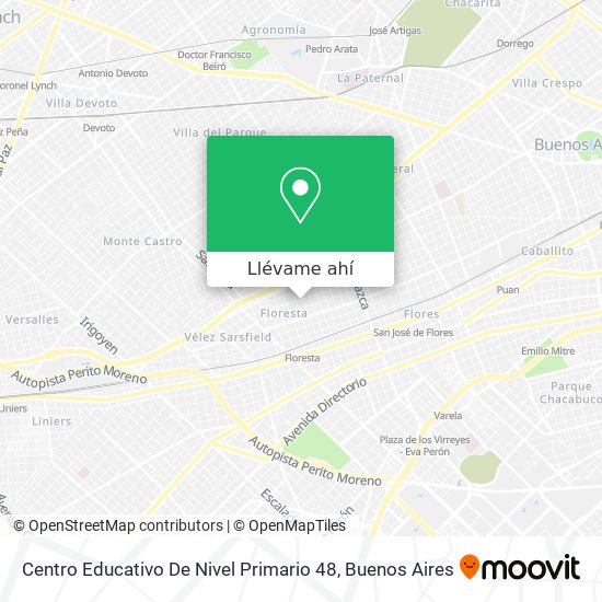 Mapa de Centro Educativo De Nivel Primario 48