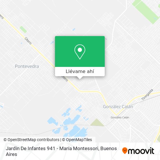 Mapa de Jardín De Infantes 941 - María Montessori