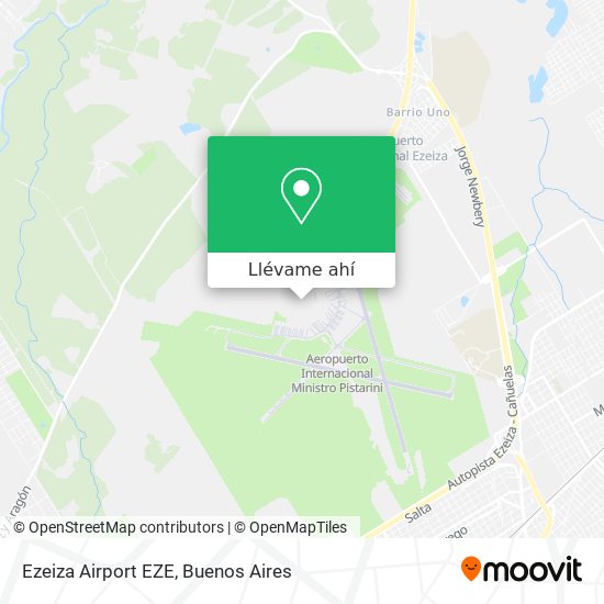 Mapa de Ezeiza Airport EZE
