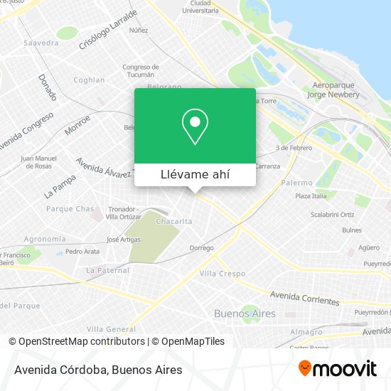 Mapa de Avenida Córdoba