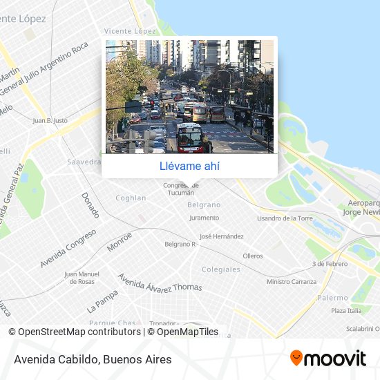 Mapa de Avenida Cabildo