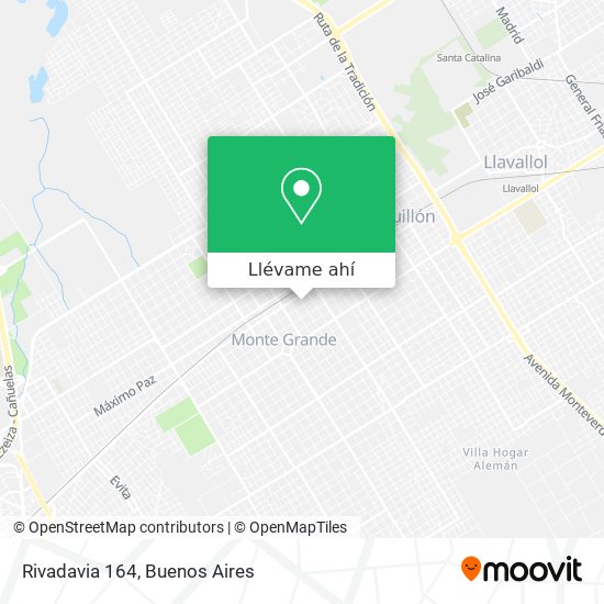 Mapa de Rivadavia 164