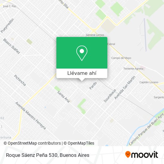 Mapa de Roque Sáenz Peña 530