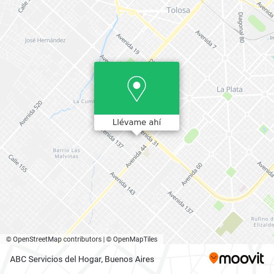 Mapa de ABC Servicios del Hogar