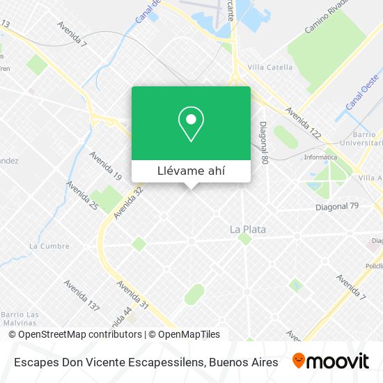 Mapa de Escapes Don Vicente Escapessilens