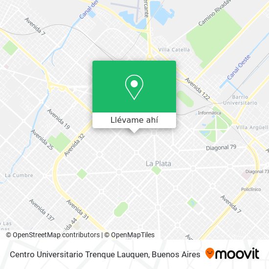 Mapa de Centro Universitario Trenque Lauquen