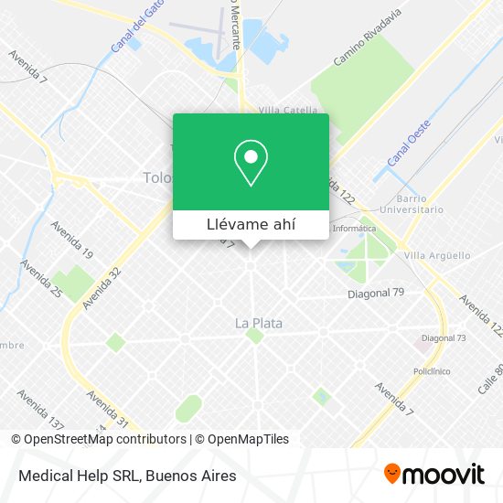 Mapa de Medical Help SRL