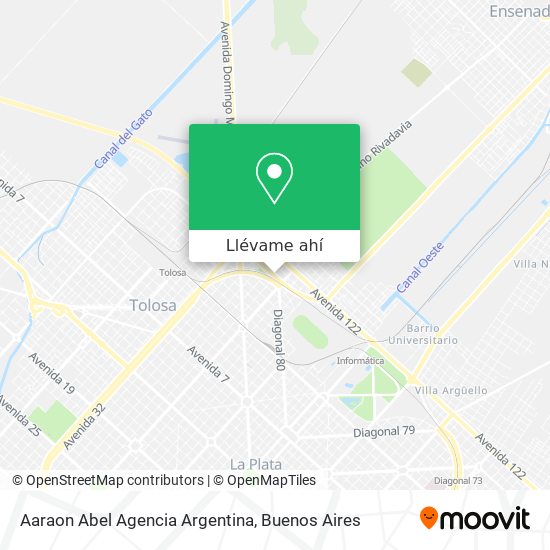 Mapa de Aaraon Abel Agencia Argentina