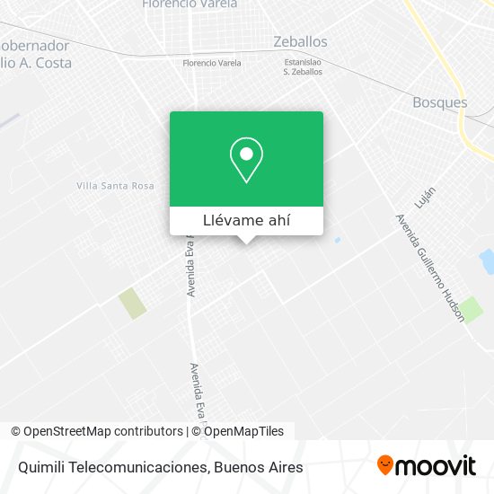 Mapa de Quimili Telecomunicaciones