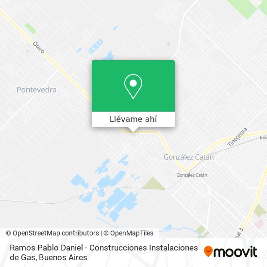 Mapa de Ramos Pablo Daniel - Construcciones Instalaciones de Gas