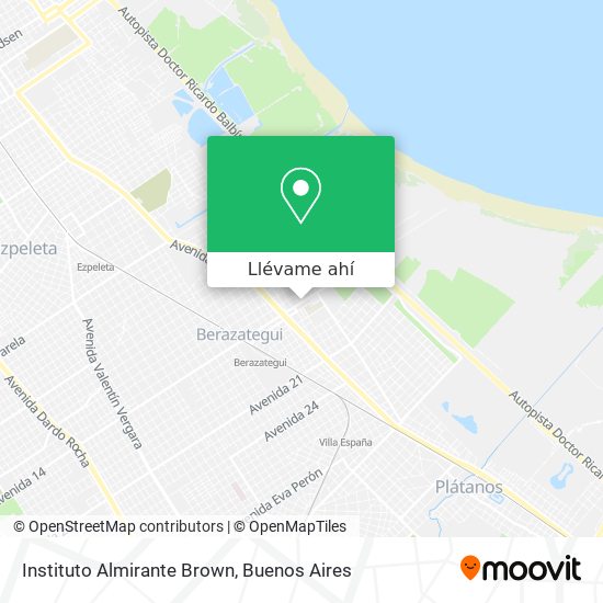 Mapa de Instituto Almirante Brown