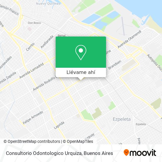 Mapa de Consultorio Odontologico Urquiza