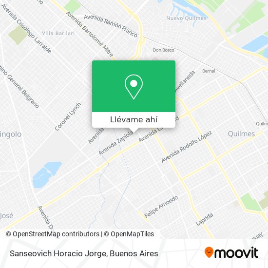 Mapa de Sanseovich Horacio Jorge