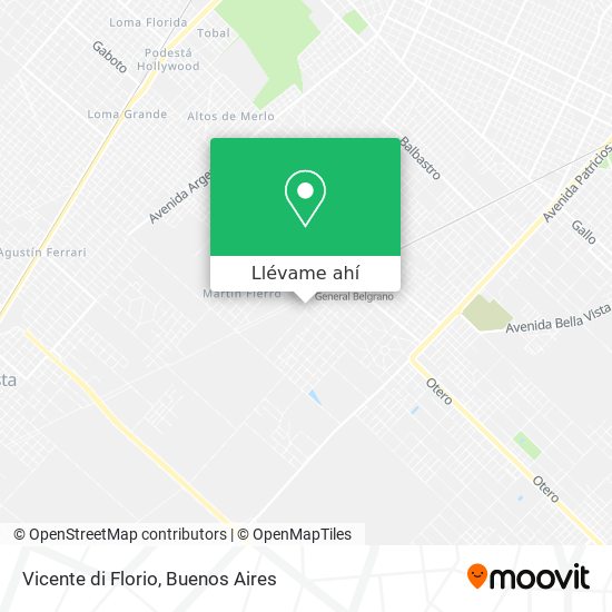Mapa de Vicente di Florio