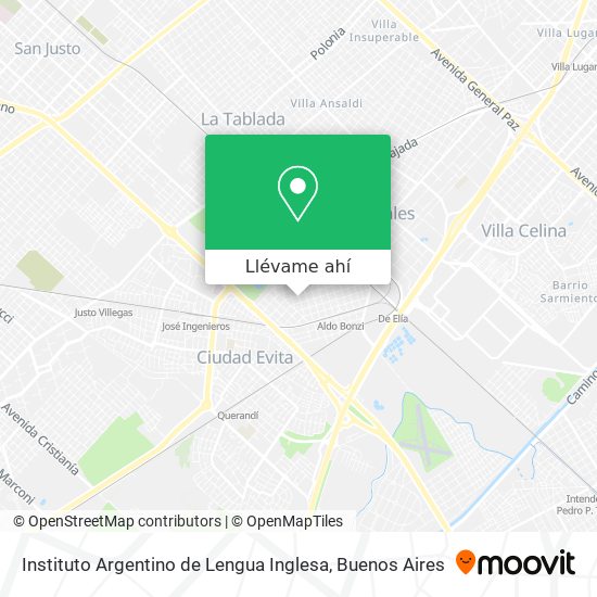 Mapa de Instituto Argentino de Lengua Inglesa