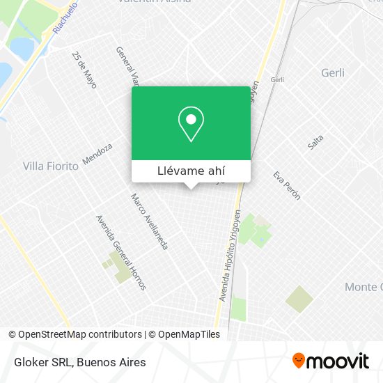 Mapa de Gloker SRL