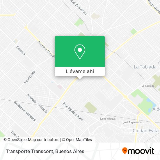 Mapa de Transporte Transcont