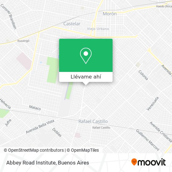 Mapa de Abbey Road Institute