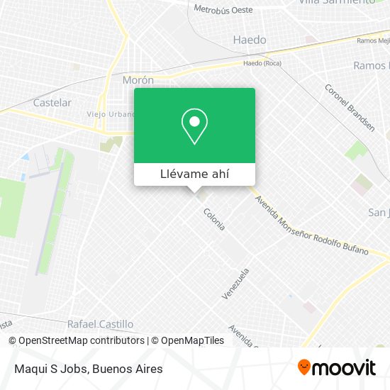 Mapa de Maqui S Jobs