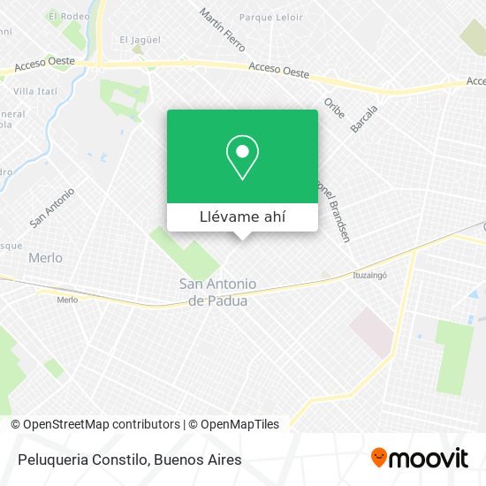 Mapa de Peluqueria Constilo