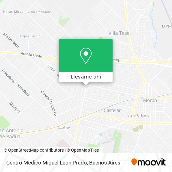 Mapa de Centro Médico Miguel León Prado