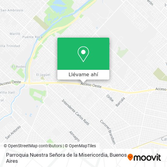 Mapa de Parroquia Nuestra Señora de la Misericordia