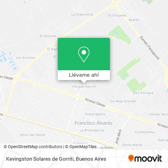 Mapa de Kevingston Solares de Gorriti