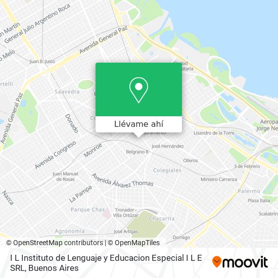 Mapa de I L Instituto de Lenguaje y Educacion Especial I L E SRL