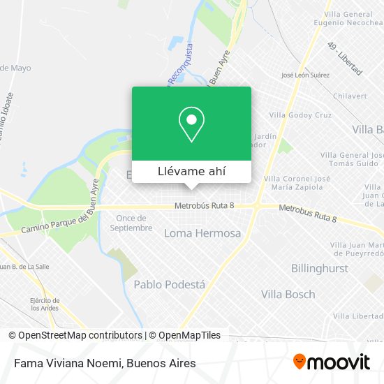 Mapa de Fama Viviana Noemi