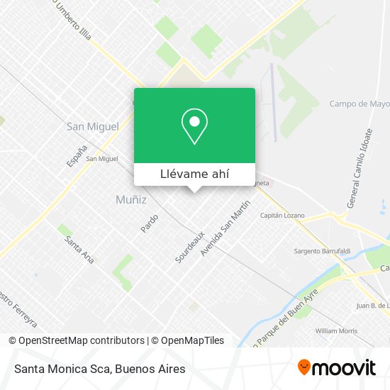 Mapa de Santa Monica Sca