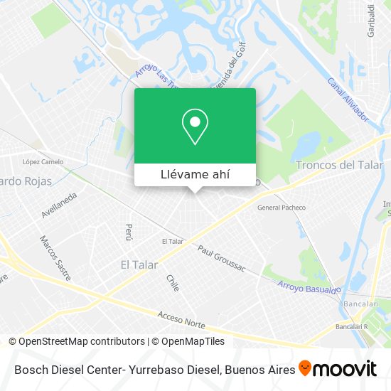 Mapa de Bosch Diesel Center- Yurrebaso Diesel