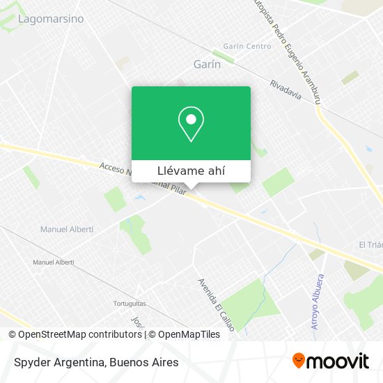 Mapa de Spyder Argentina