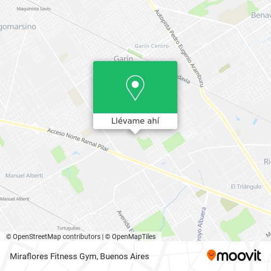 Mapa de Miraflores Fitness Gym