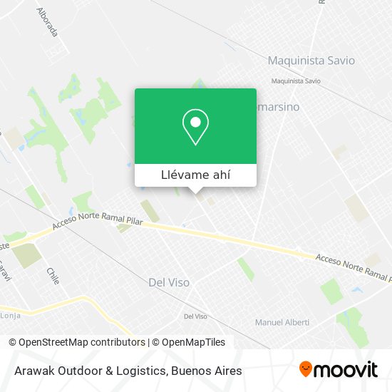Mapa de Arawak Outdoor & Logistics