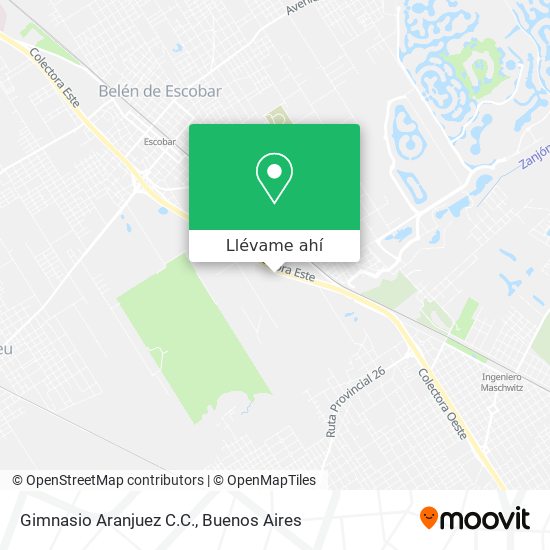 Mapa de Gimnasio Aranjuez C.C.