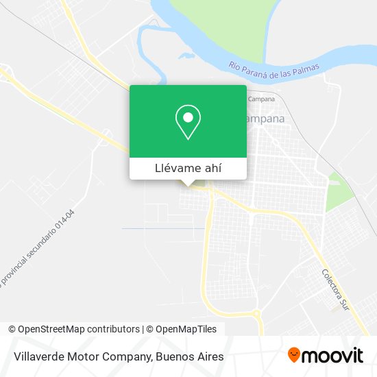 Mapa de Villaverde Motor Company