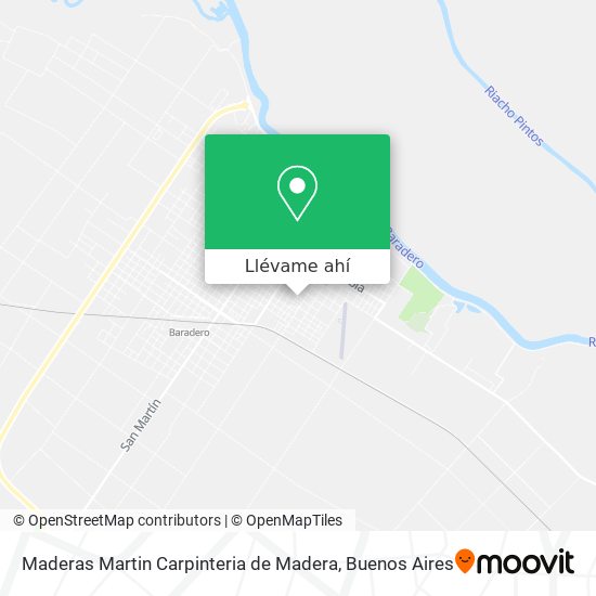 Mapa de Maderas Martin Carpinteria de Madera