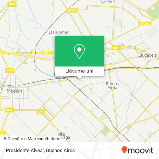 Mapa de Presidente Alvear