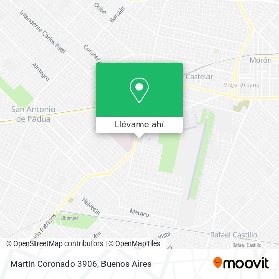 Mapa de Martín Coronado 3906