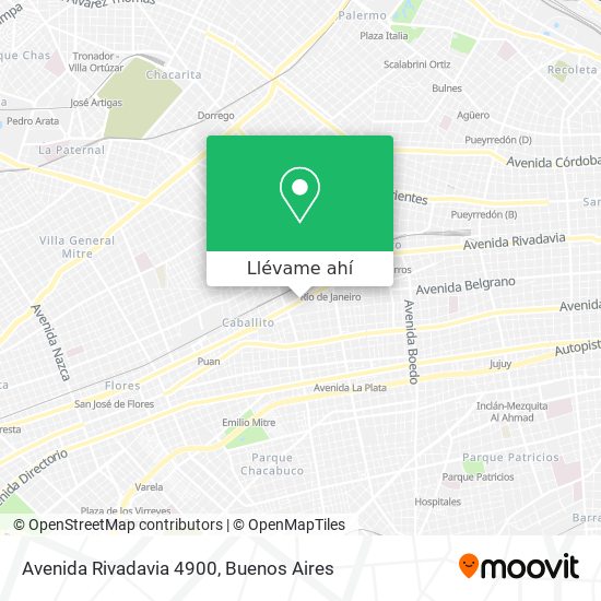 Mapa de Avenida Rivadavia 4900
