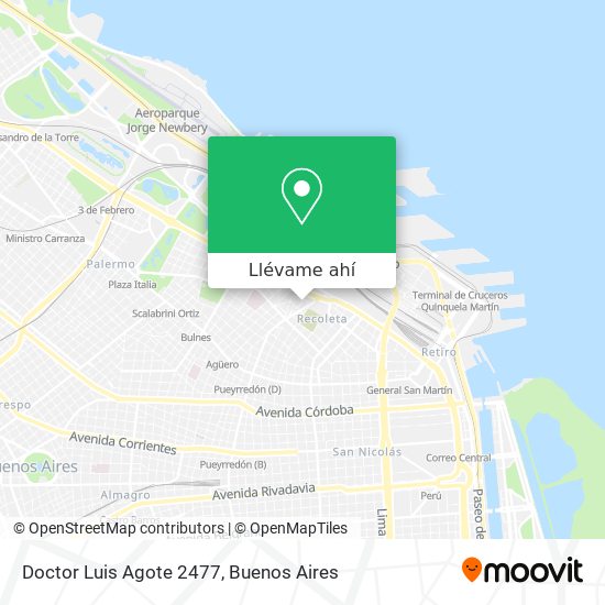 Mapa de Doctor Luis Agote 2477