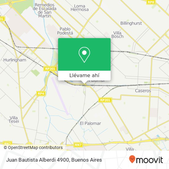 Mapa de Juan Bautista Alberdi 4900