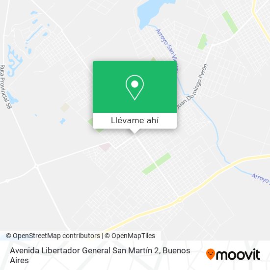 Mapa de Avenida Libertador General San Martín 2