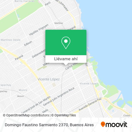 Mapa de Domingo Faustino Sarmiento 2370