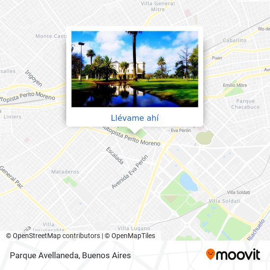 Mapa de Parque Avellaneda