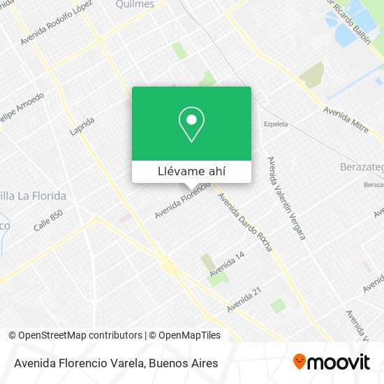 Mapa de Avenida Florencio Varela