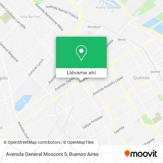 Mapa de Avenida General Mosconi 5