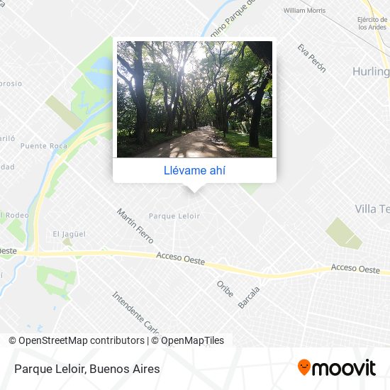 Mapa de Parque Leloir