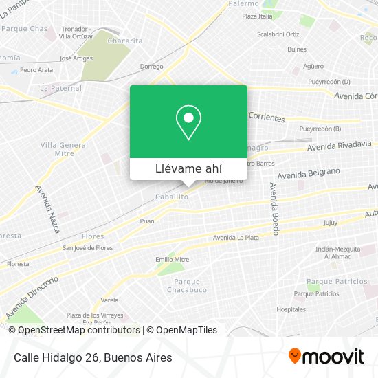 Mapa de Calle Hidalgo 26