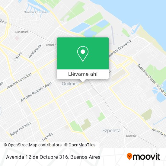 Mapa de Avenida 12 de Octubre 316